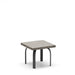 Homecrest Shadow Rock 24" Square End Table, universal base, studio view