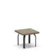Homecrest Slate 24" Square End Table, universal base, studio view