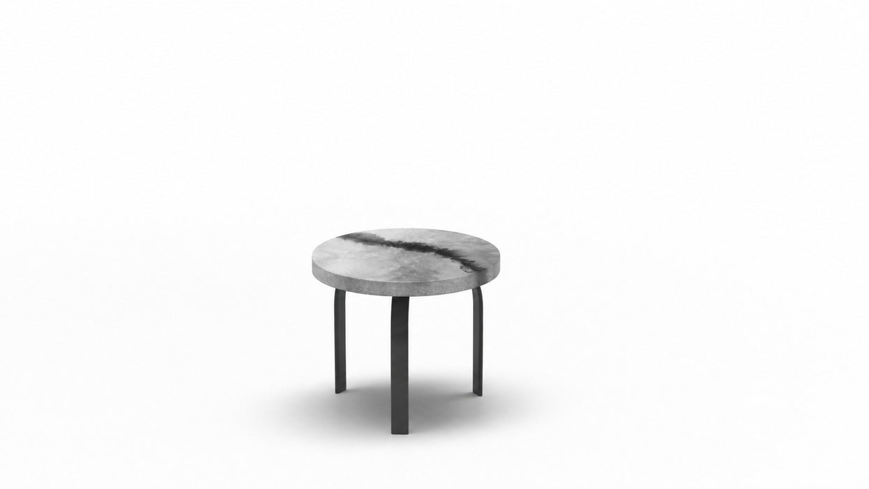 Homecrest Artworks 24" Round End Table, universal base, studio view