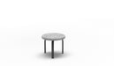 Homecrest Concrete 24" Round End Table, universal base, studio view