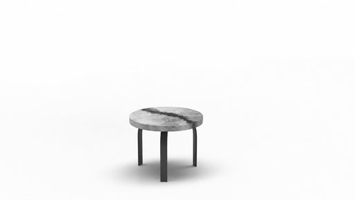 Homecrest Artworks 24" Round Side Table, universal base, studio view