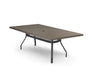 Homecrest Stonegate 42" x 62" Rectangular Dining Table, universal base, studio view