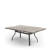 Homecrest Shadow Rock 42" x 62" Rectangular Dining Table, universal base, studio view