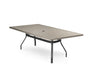 Homecrest Shadow Rock 42" x 82" Rectangular Dining Table, universal base, studio view