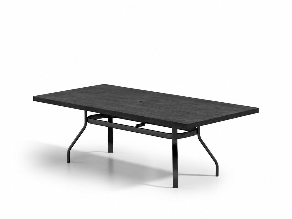 Homecrest Timber 42" x 84" Rectangular Dining Table, universal base, studio view