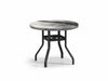 Homecrest Artworks 42" Round Balcony Table, universal base, studio view