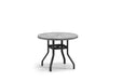 Homecrest Concrete 42" Round Balcony Table, universal base, studio view