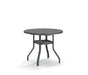 Homecrest Latitude 42" Round Balcony Table, universal base, studio view