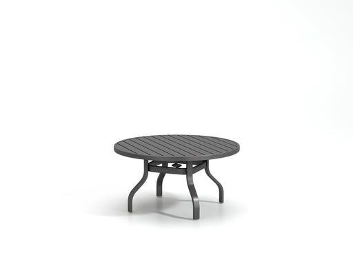 Homecrest Latitude 42" Round Chat Table, universal base, studio view