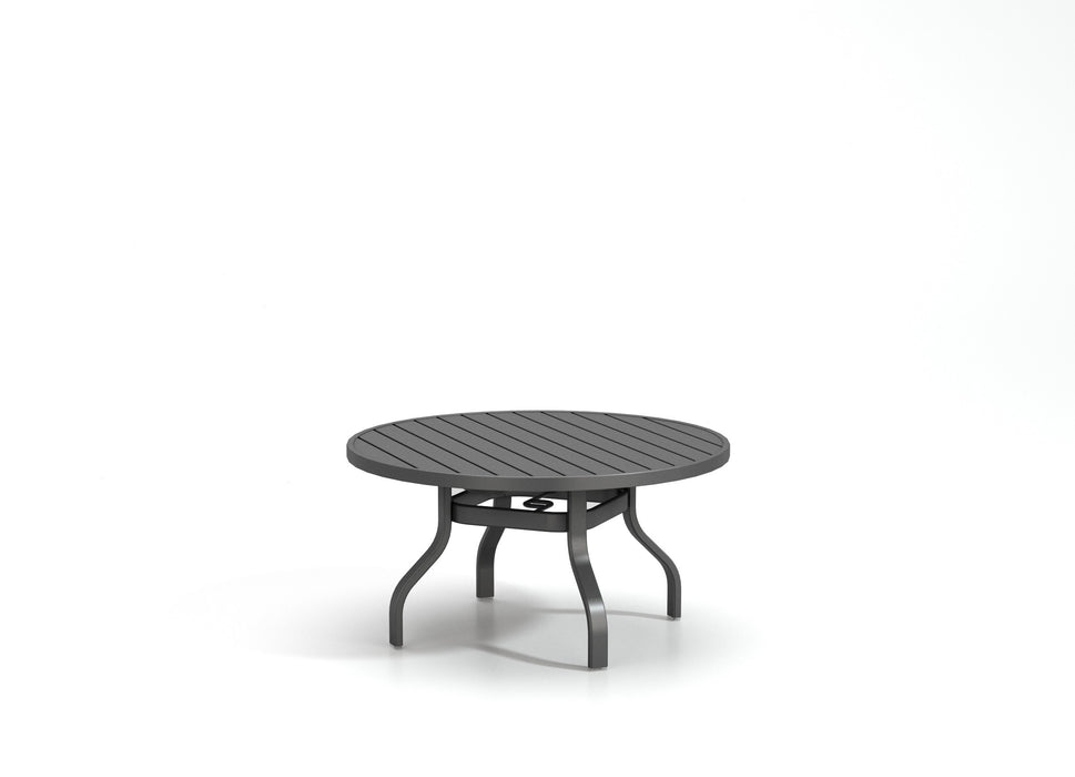 Homecrest Latitude 42" Round Chat Table, universal base, studio view