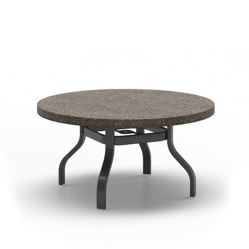 Homecrest Stonegate 42" Round Chat Table, universal base, studio view