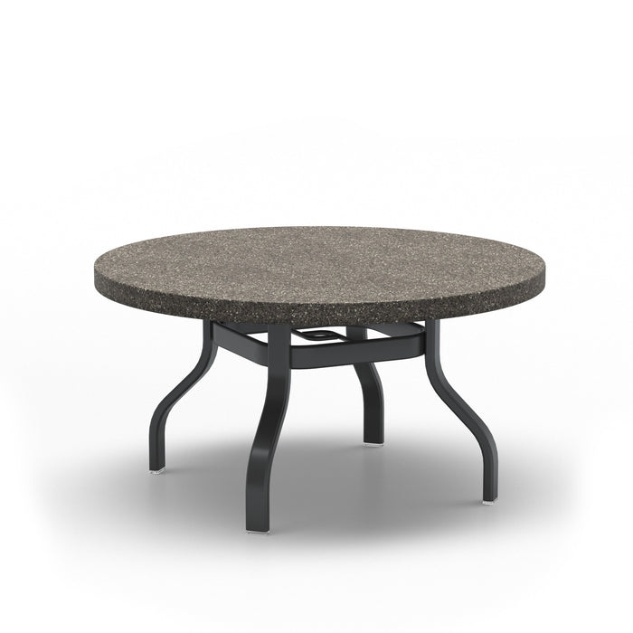 Homecrest Stonegate 42" Round Chat Table, universal base, studio view