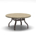 Homecrest Slate 42" Round Chat Table, universal base, studio view