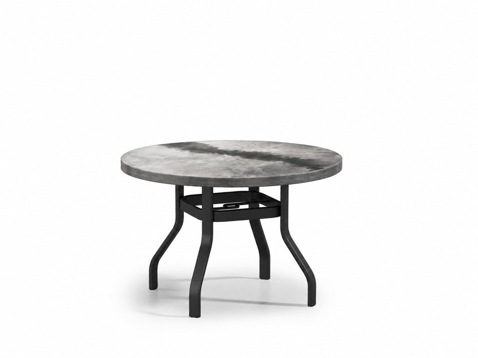 Homecrest Artworks 42" Round Dining Table, universal base, studio view