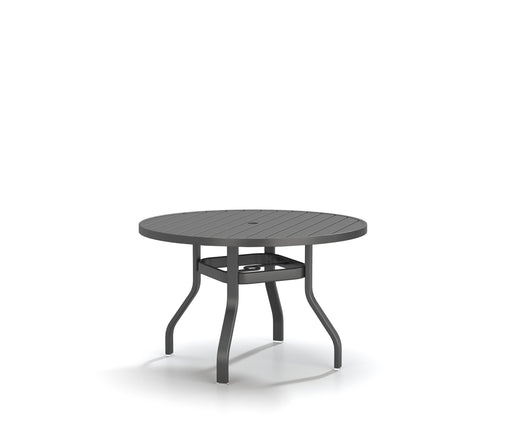 Homecrest Latitude 42" Round Dining Table, universal base, studio view
