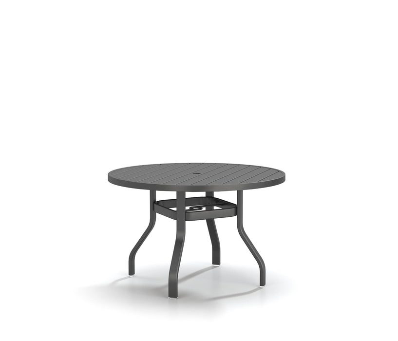 Homecrest Latitude 42" Round Dining Table, universal base, studio view
