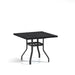 Homecrest Timber 42" Square Balcony Table, universal base, studio view