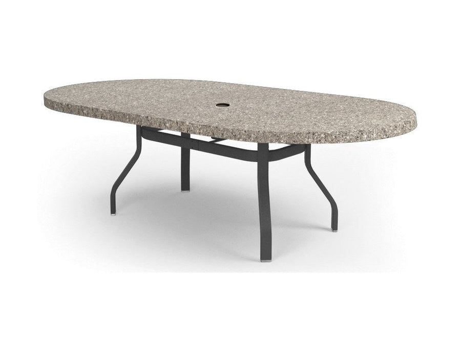 Shadow Rock 44" x 84" Oval Dining Table