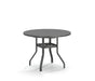 Homecrest Latitude 48" Round Balcony Table, universal base, studio view