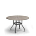 Homecrest Shadow Rock 48" Round Balcony Table, universal base, studio view
