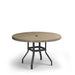 Homecrest Slate 48" Round Balcony Table, universal base, studio view