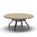 Homecrest Slate 48" Round Chat Table, universal base, studio view