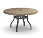 Homecrest Slate 48" Round Dining Table, universal base, studio view
