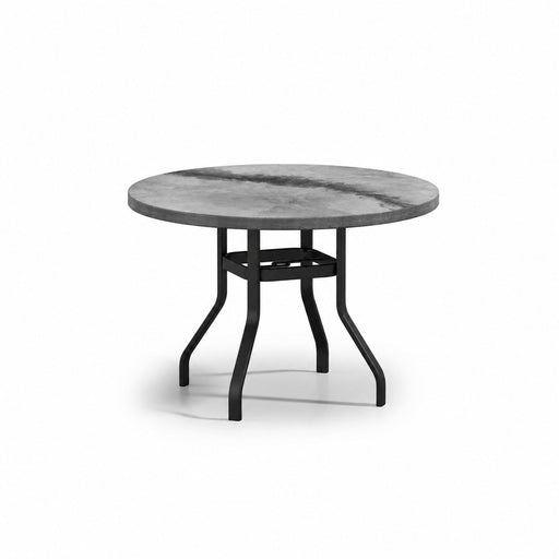 Homecrest Artworks 54" Round Balcony Table, universal base, studio view
