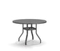 Homecrest Latitude 54" Round Balcony Table, universal base, studio view