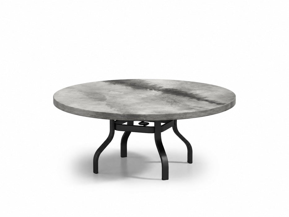 Homecrest Artworks 54" Round Chat Table, universal base, studio view