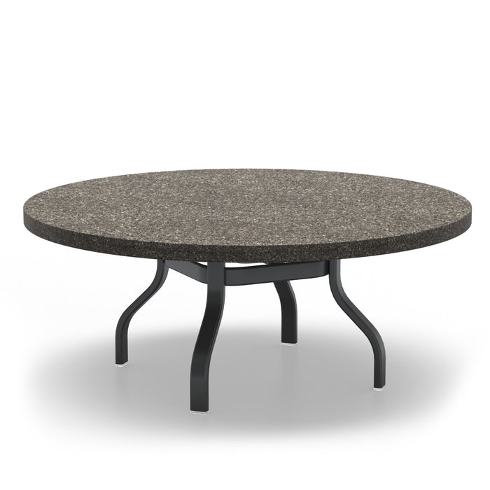 Homecrest Stonegate 54" Round Chat Table, universal base, studio view