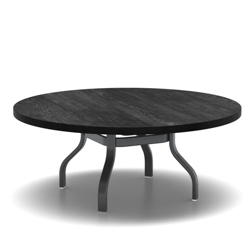 Homecrest Timber 54" Round Chat Table, universal base, studio view