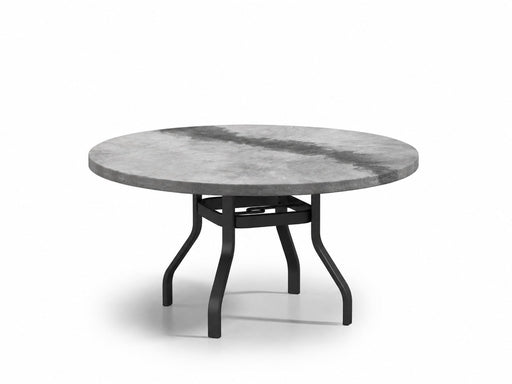 Homecrest Artworks 54" Round Dining Table, universal base, studio view