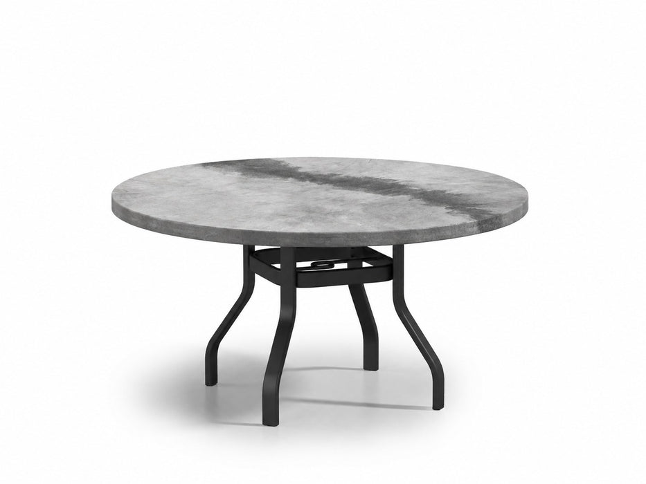 Homecrest Artworks 54" Round Dining Table, universal base, studio view