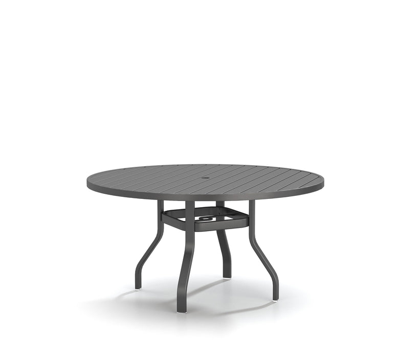 Homecrest Latitude 54" Round Dining Table, universal base, studio view