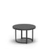 Homecrest Latitude 24" Round Side Table, tubular base, studio view