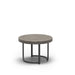 Homecrest Stonegate 24" Round Side Table, tubular base, studio view