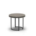 Homecrest Stonegate 24" Round End Table, tubular base, studio view