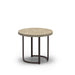 Homecrest Slate 24" Round End Table, tubular base, studio view