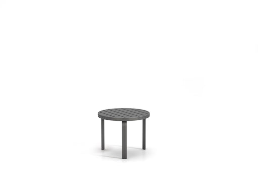 Homecrest Latitude 24" Round End Table, universal base, studio view