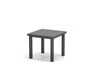 Homecrest Latitude 24" Square End Table, post base, studio view