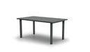 Homecrest Latitude 42" x 74" Rectangular Balcony Table, post base, studio view