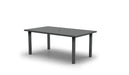 Homecrest Latitude 42" x 74" Rectangular Dining Table, post base, studio view