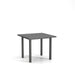 Homecrest Latitude 42" Square Balcony Table, post base, studio view