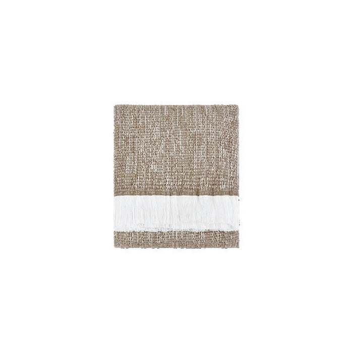 Homecrest Sunbrella Crosshatch Throw in Latte