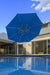 Homecrest Sol umbrella on a patio