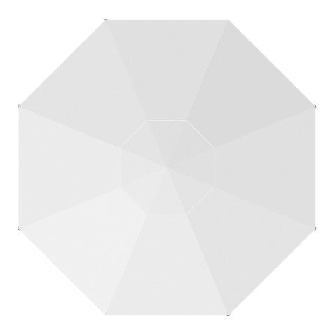 Homecrest 7.5' octagon market umbrella canopy from above