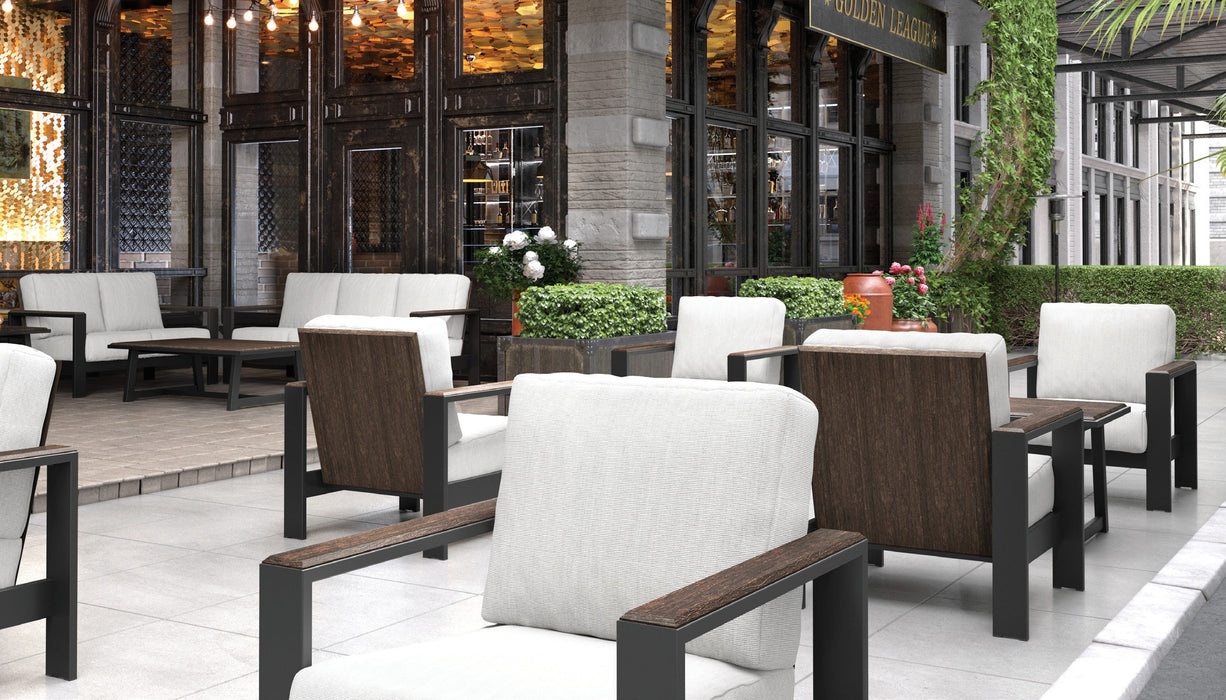 Homecrest Wells collection on a patio