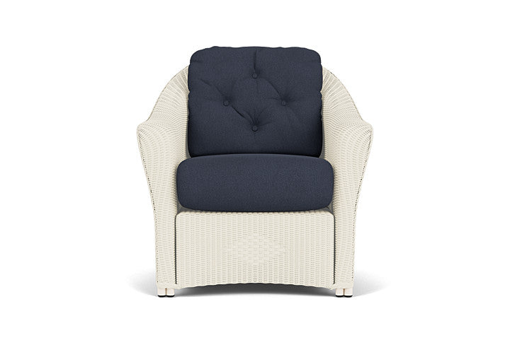 Lloyd Flanders chair with Hayden Navy fabric