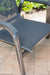 Basic Plus Textilene sling seat detail